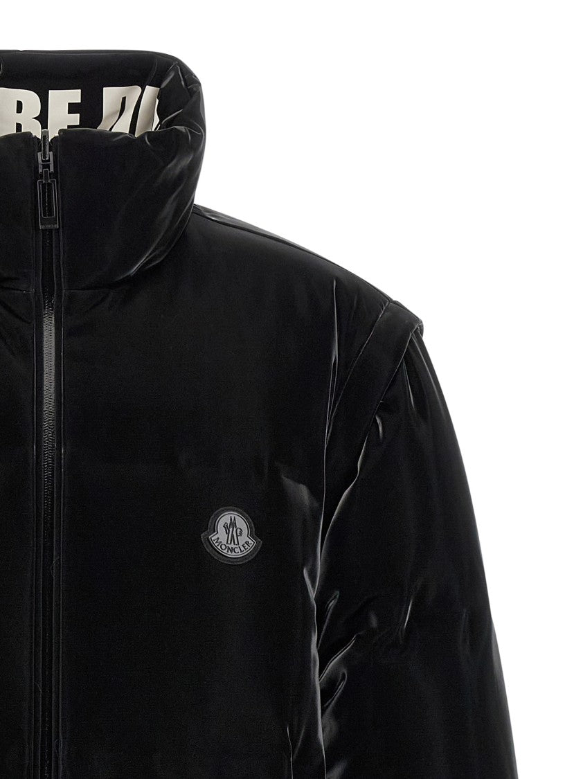 Moncler Genius Reversible Padded Moncler Genius Down Jacket With High Neck And Bold Print