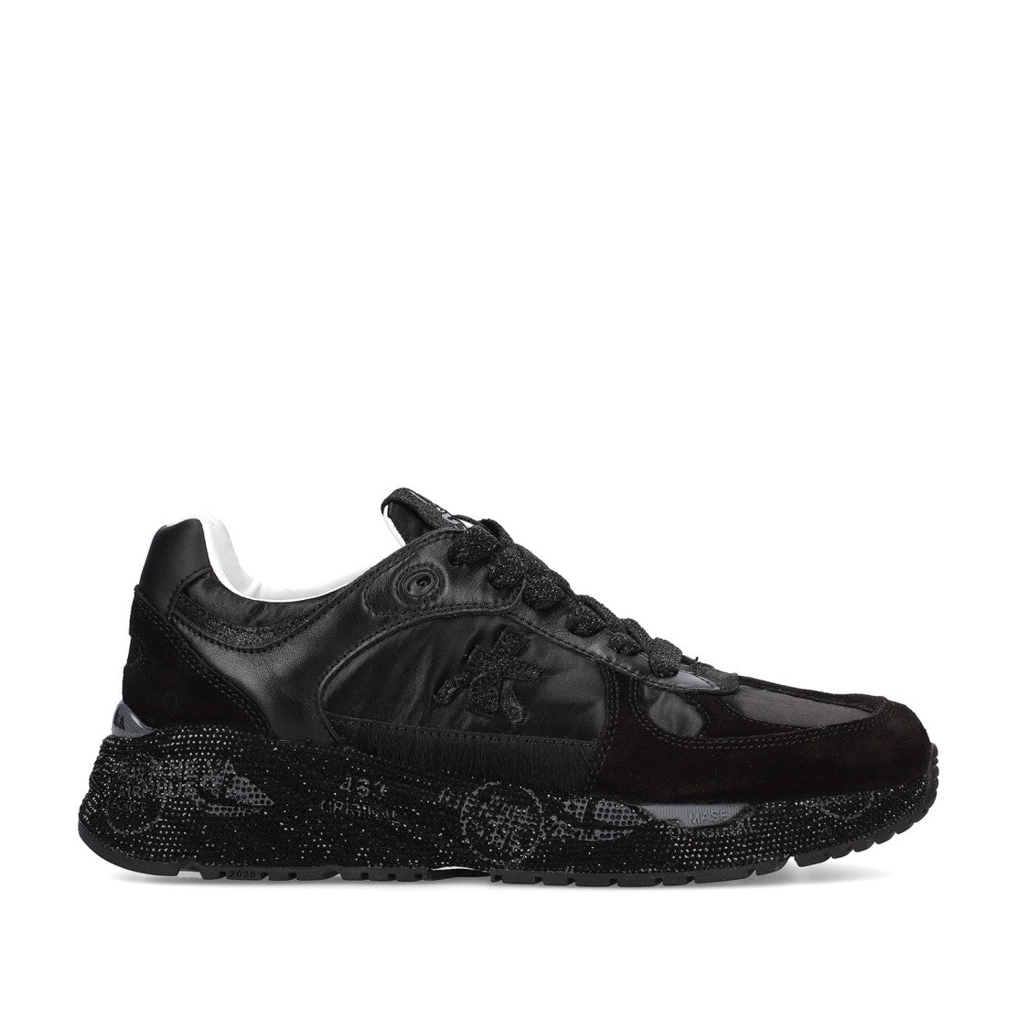 Premiata Sneakers Mased In Suede And Black Leather