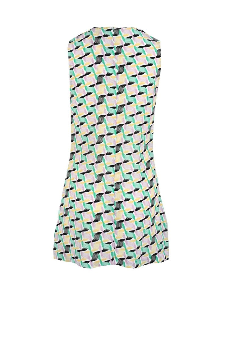 Attic And Barn Multicolor Viscose Silk Top