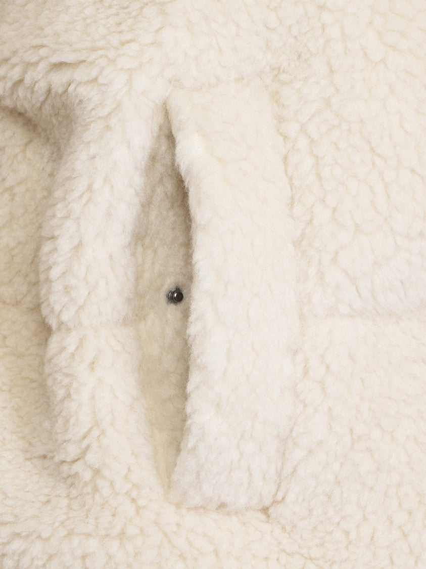 Max Mara Tailored Ivory Jacket With Classic Collar