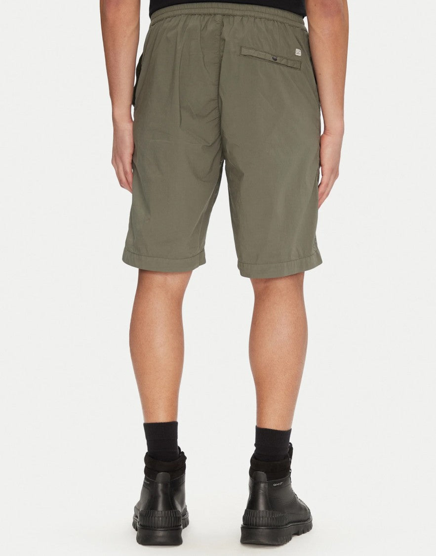 C.P. Company Lens Logo Cargo Stretch Bermuda Shorts