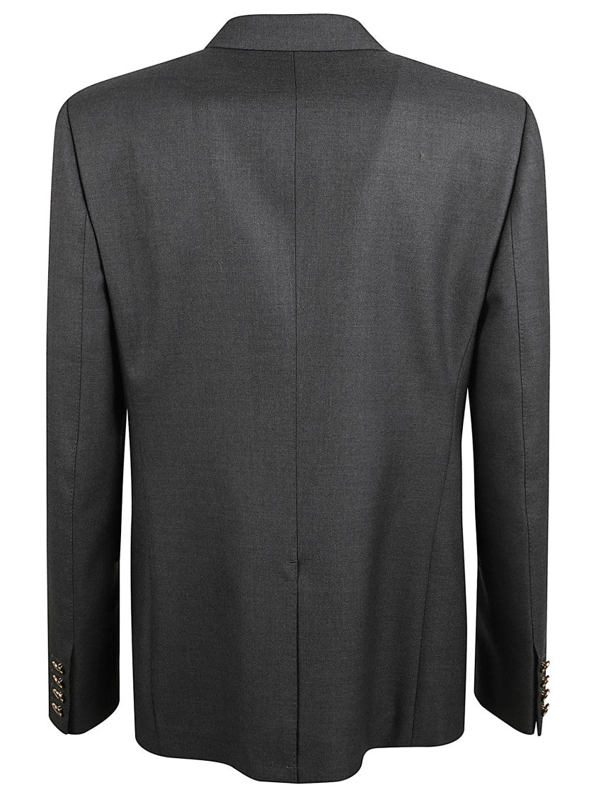 Valentino Garavani Tailored Grey Virgin Wool Blazer