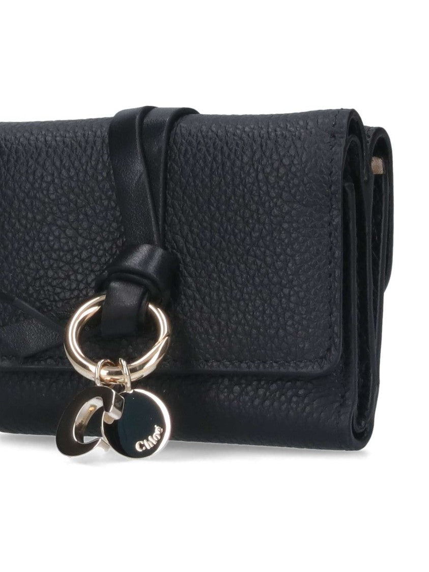 Chloé "Alphabet" Wallet – Black
