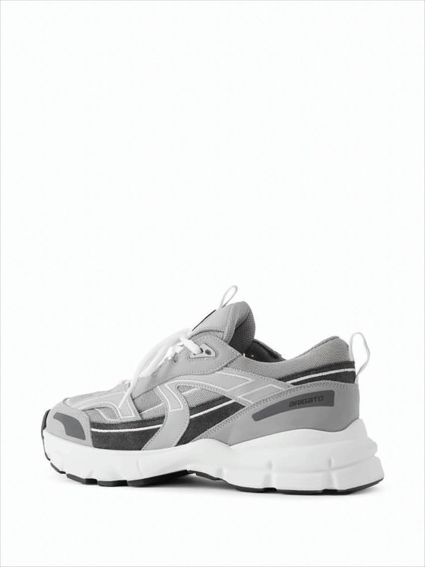 Axel Arigato Layered Grey And Black Sneakers With Chunky Sole