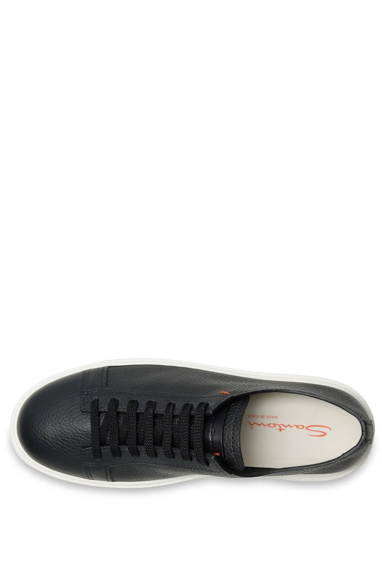 Santoni Bottalata Leather Sneakers