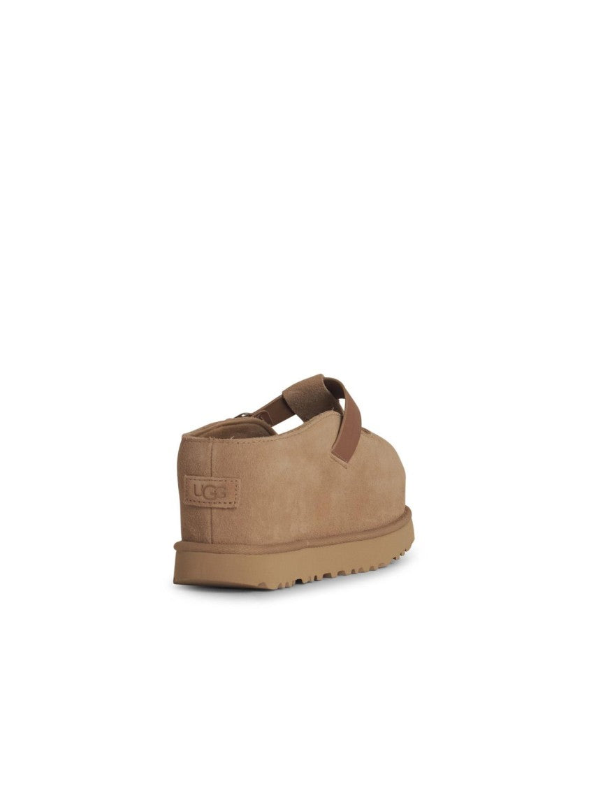Ugg Goldenstar' Beige Suede Slippers