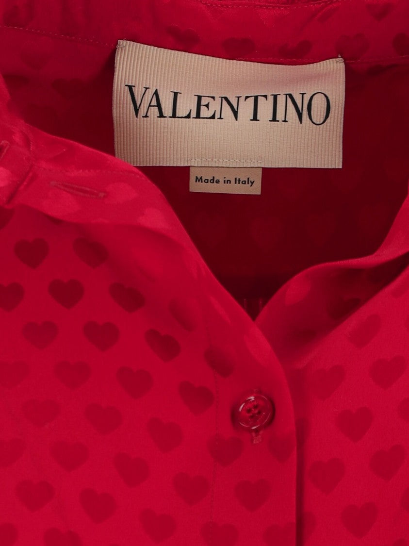 Valentino Silk Shirt – Red