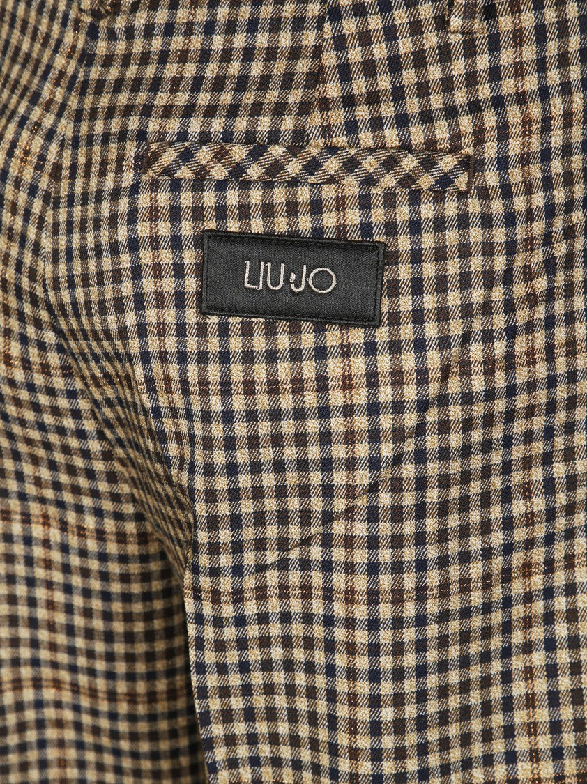 Liu Jo Tailored High-Waist Black Pants With Straight Legs