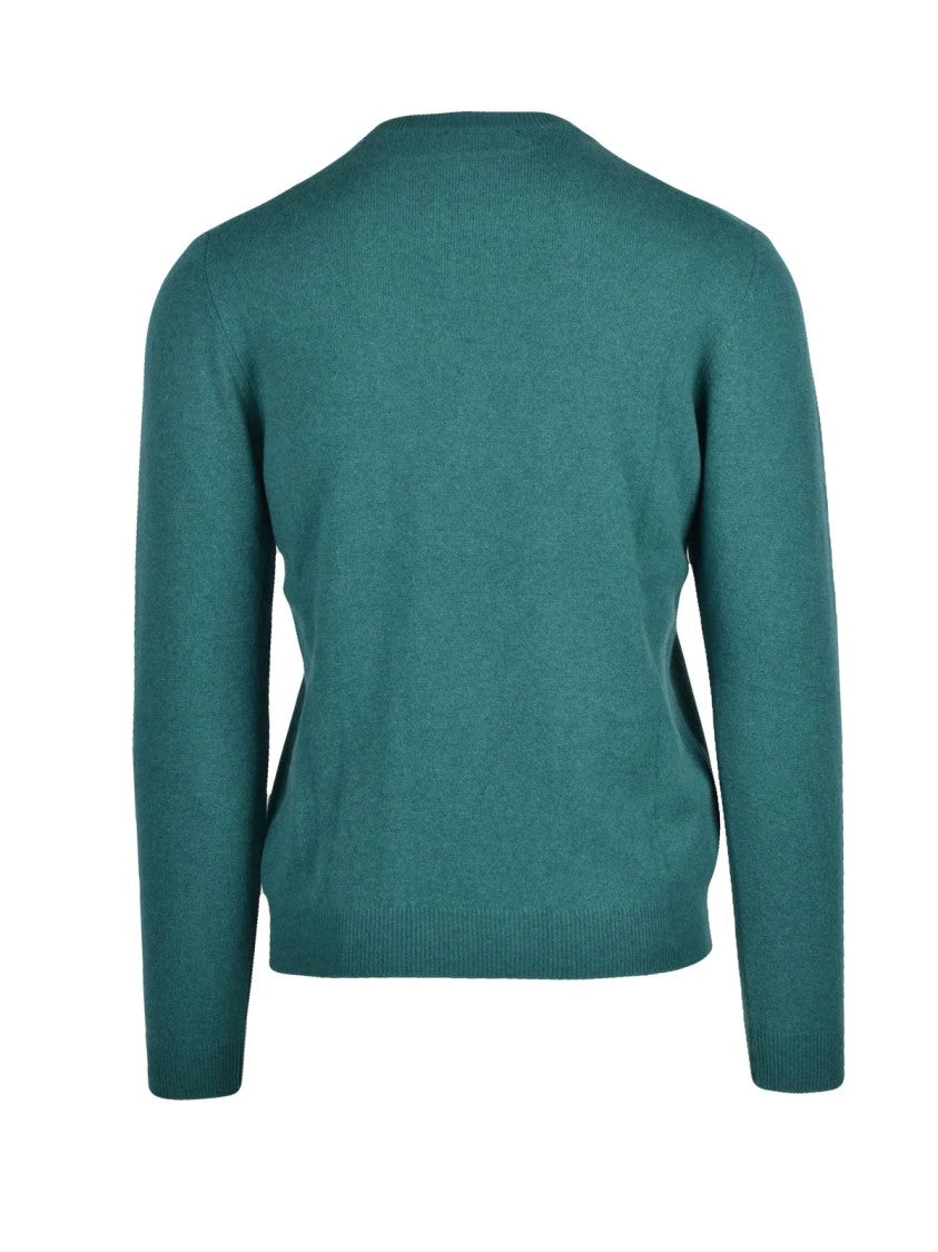 Wool & Co Crew Neck Pullover In Luxurious Cashmere And Wool Blend