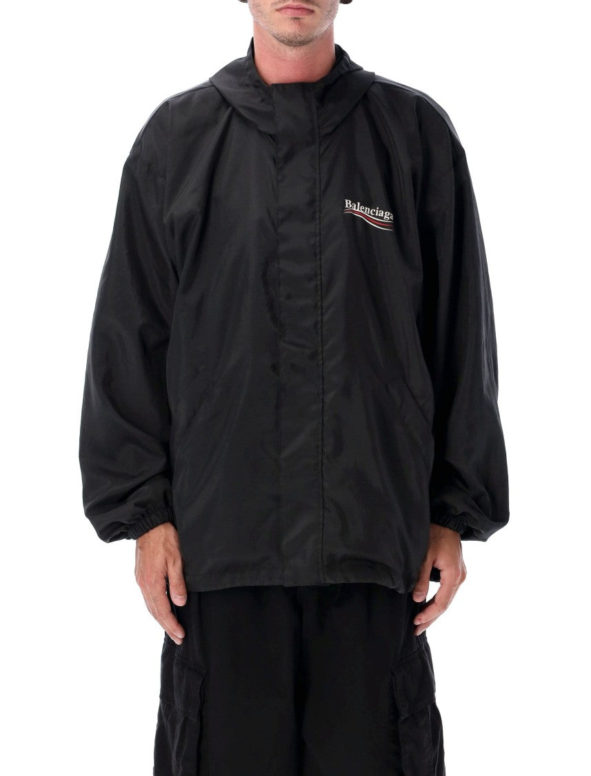 Balenciaga Oversized Hooded Jacket