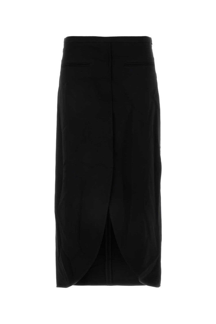 Courrèges Black Polyester Blend Skirt