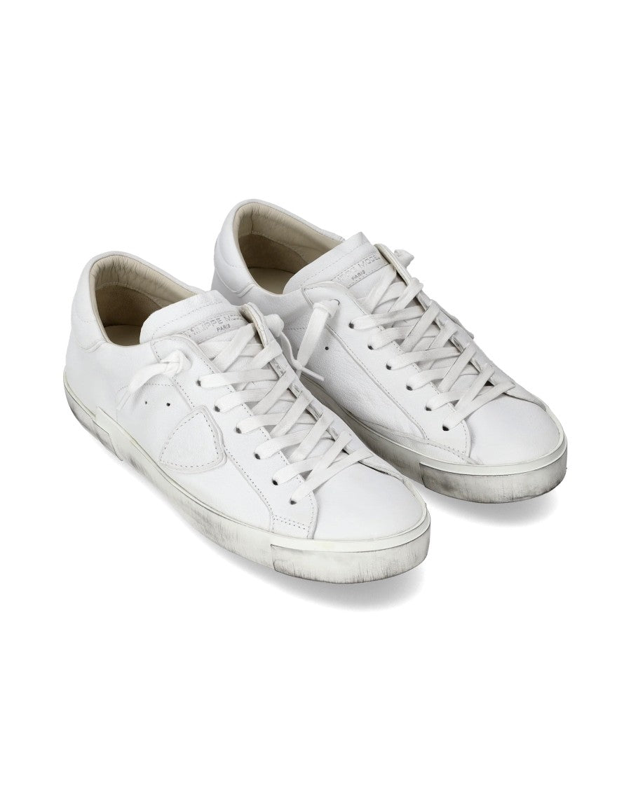 Philippe Model Prsx Low Man Blanc Sneakers