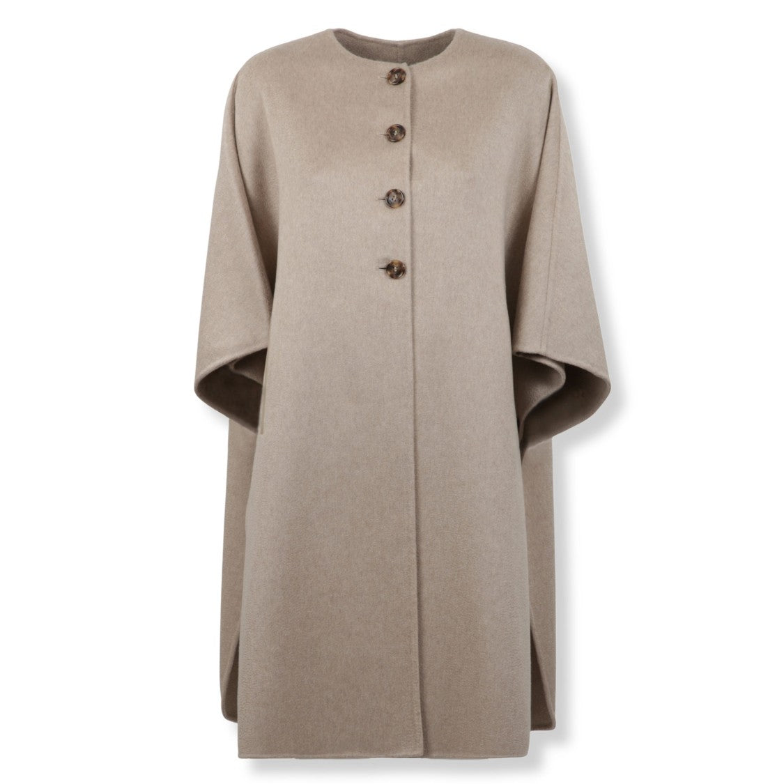 Max Mara Cape-Style Outerwear With Flowing Silhouette