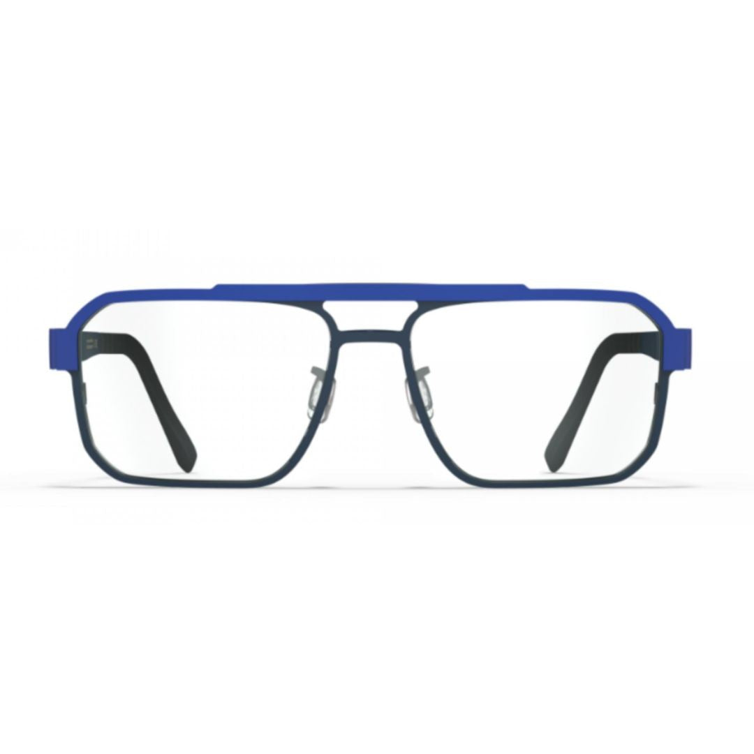 Blackfin Bf1062 Camano Bold Rectangular Eyeglasses With Double Bridge Design