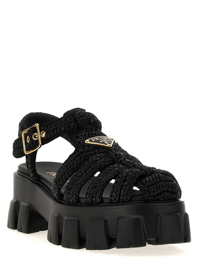 Prada Monolith Sandals