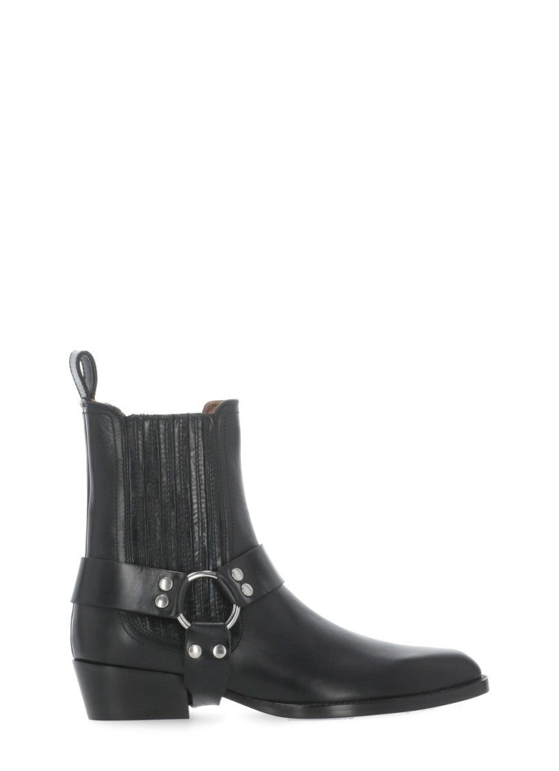 Paris Texas Helena Cowboy Ankle Boots