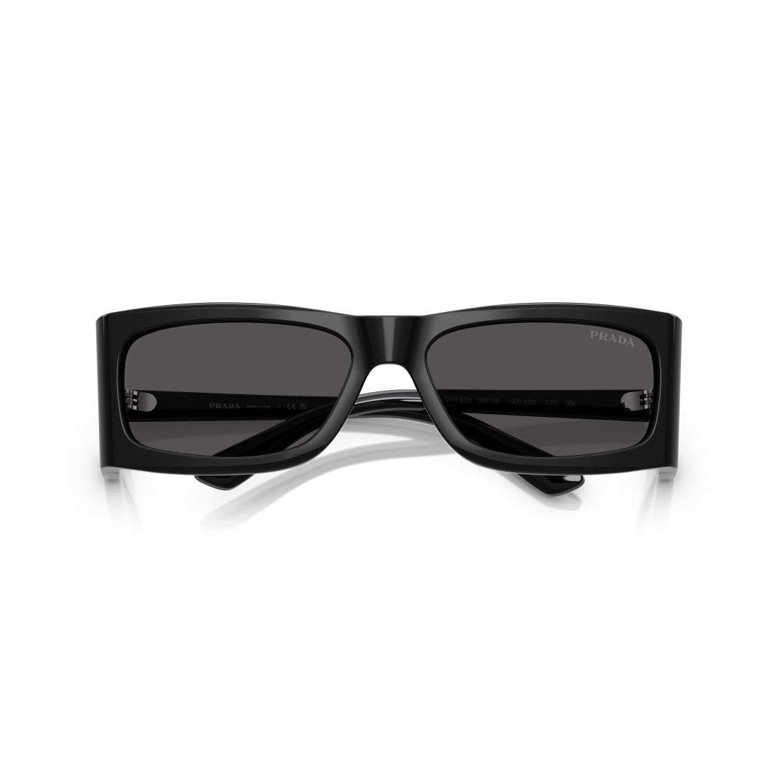 Prada 0Pr B03s Bold Rectangular Acetate Sunglasses
