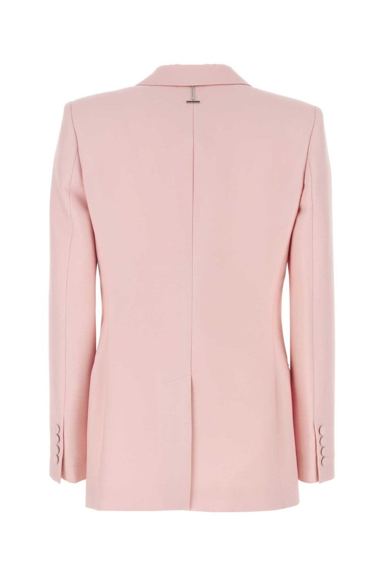 Alexander Mcqueen Pink Wool Blend Blazer