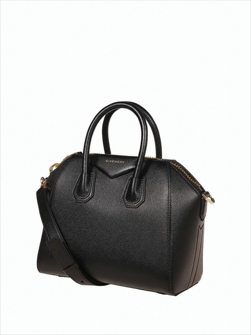 Givenchy Structured Trapezoidal Crossbody Bag In Textured Calf Leather