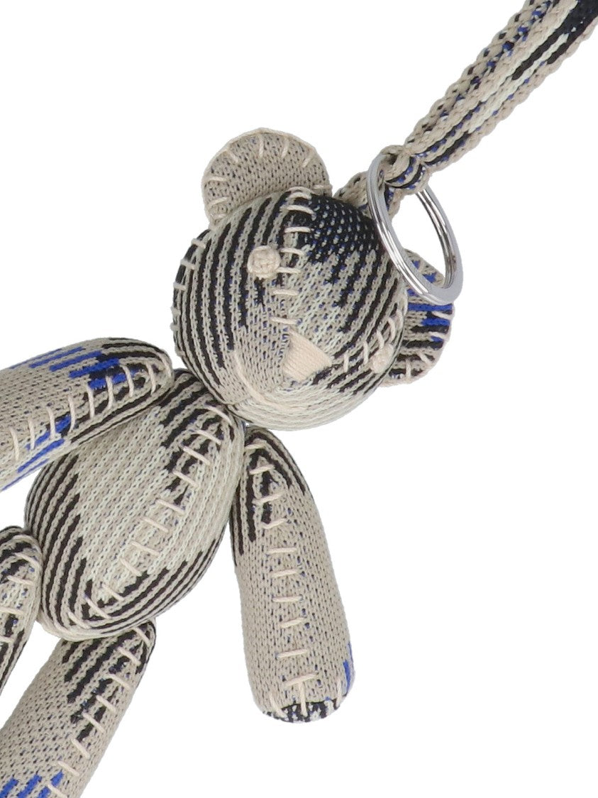 Burberry "Thomas" Bear Charm – Grey