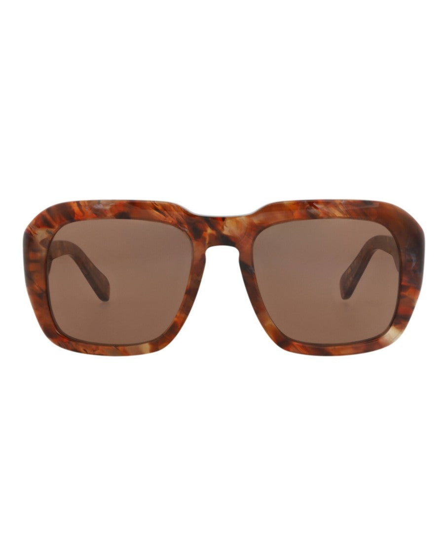 Chloé Square-Frame Recycled Acetate Sunglasses