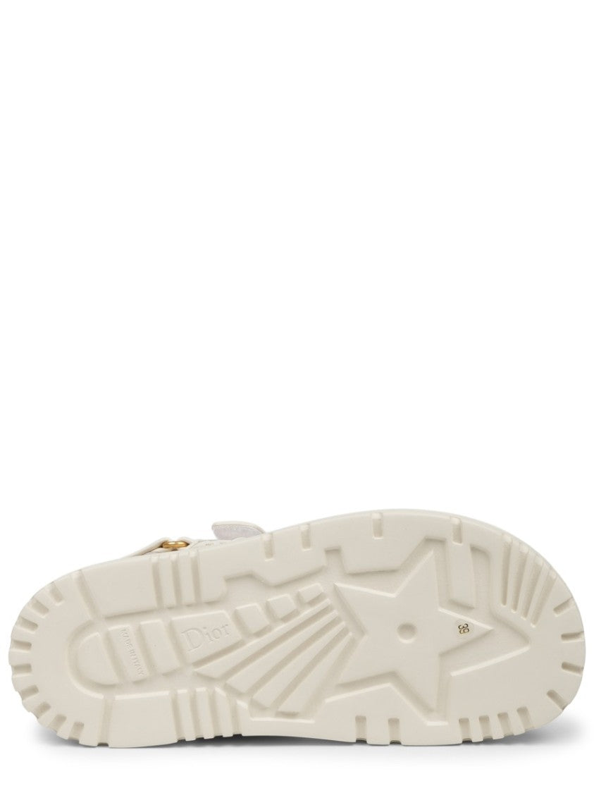 Dior Monogram Canvas Slide Sandals