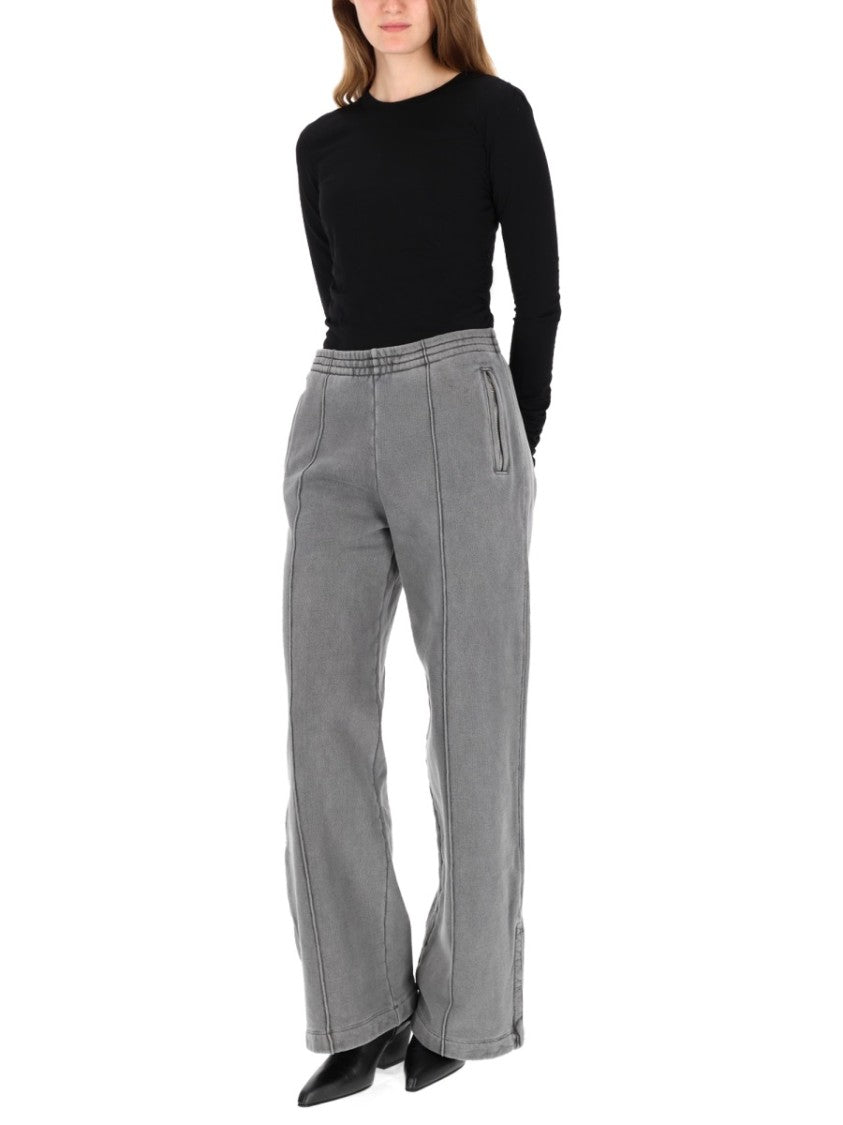 Our Legacy Wide-Leg Trousers In Washed Organic Cotton With Zippered Pockets
