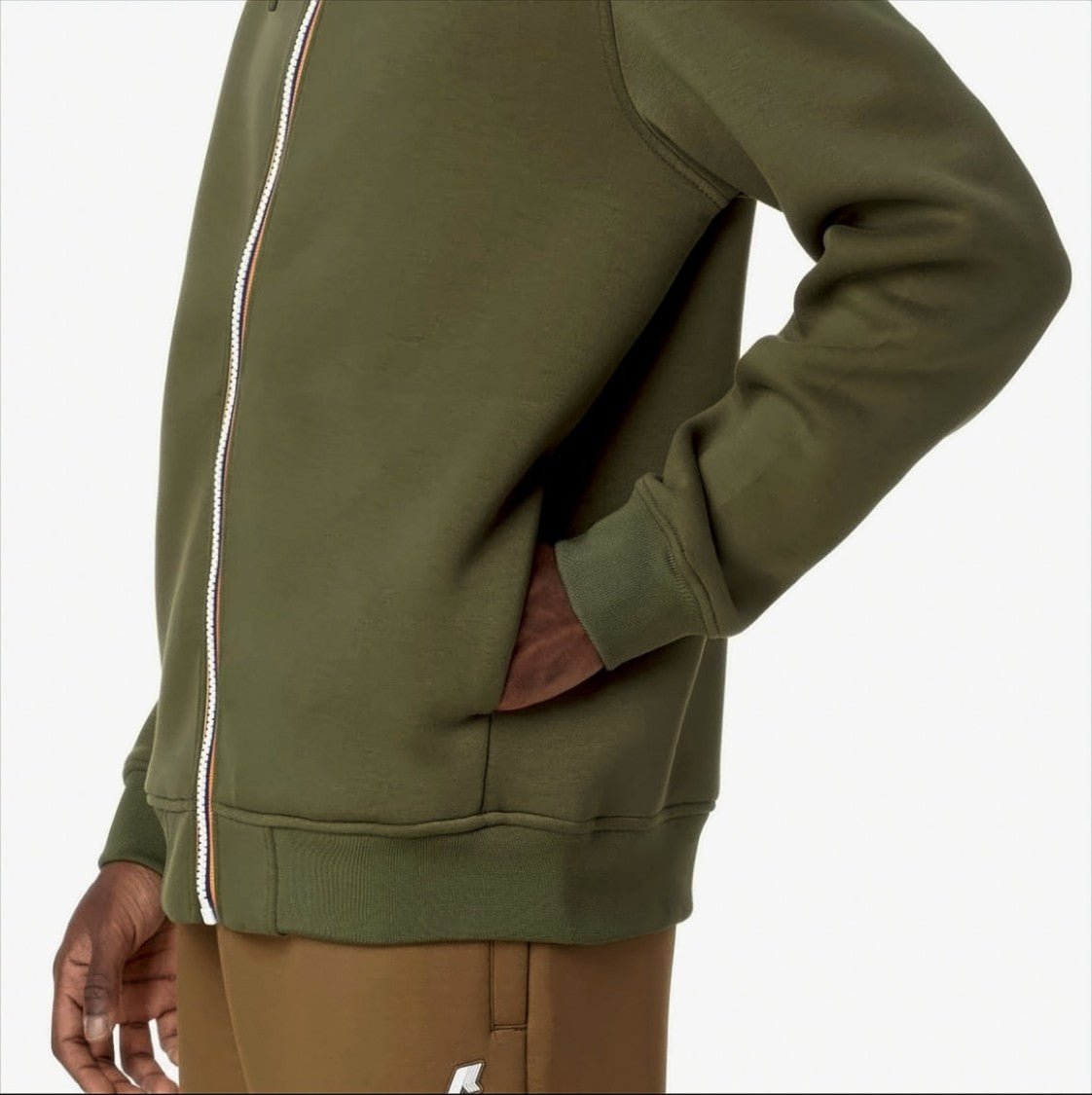 K-Way Thick Interlock Hoodie With Adjustable Hood