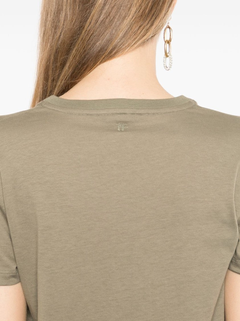 Tom Ford Short-Sleeve T-Shirt With Ribbed Neckline