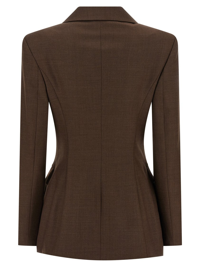 Magda Butrym 03' Single-Breasted Wool Blazer