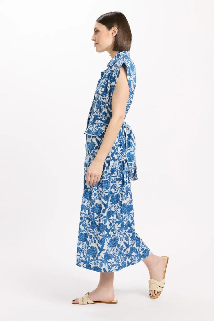 Miss June Tilda Maxi Dress Blue