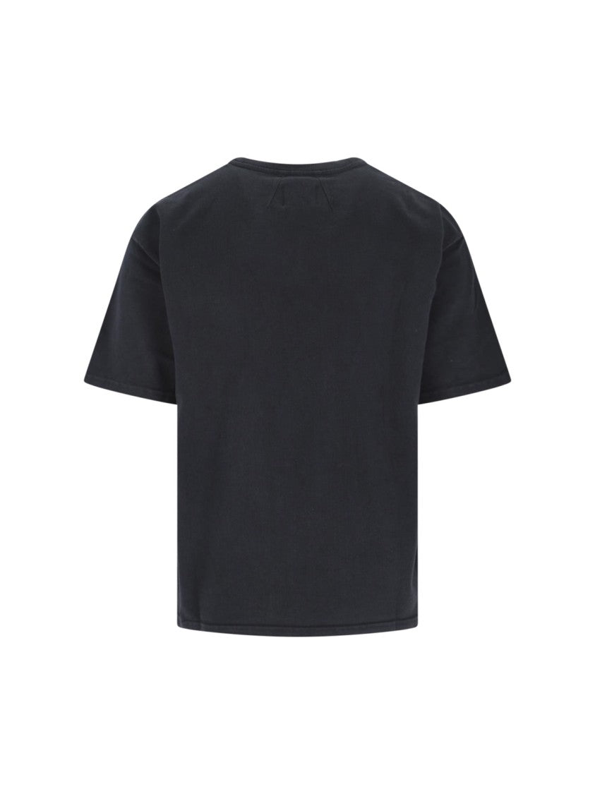 Rhude Classic Black T-Shirt With Timeless Design