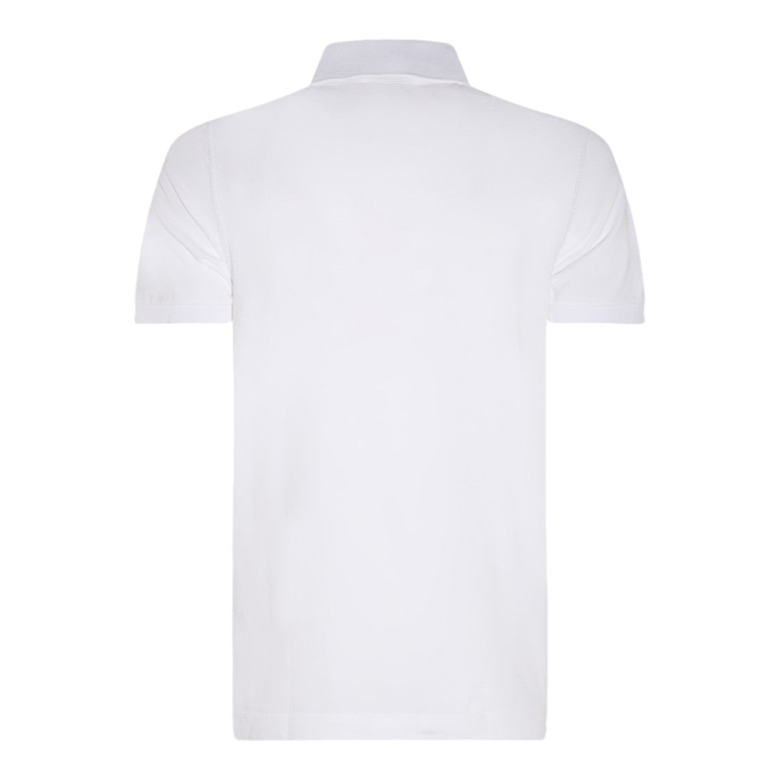 Dolce & Gabbana White Short-Sleeve Polo Shirt
