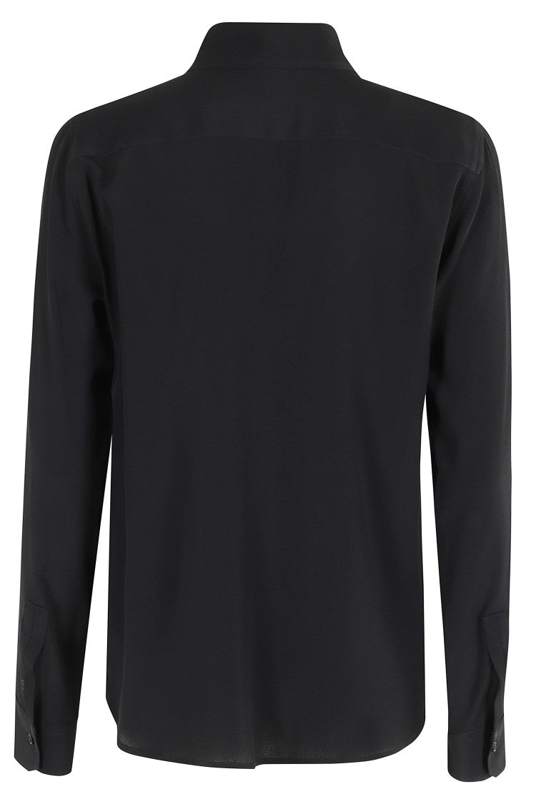 Seventy Refined Black Shirt With Regular Collar