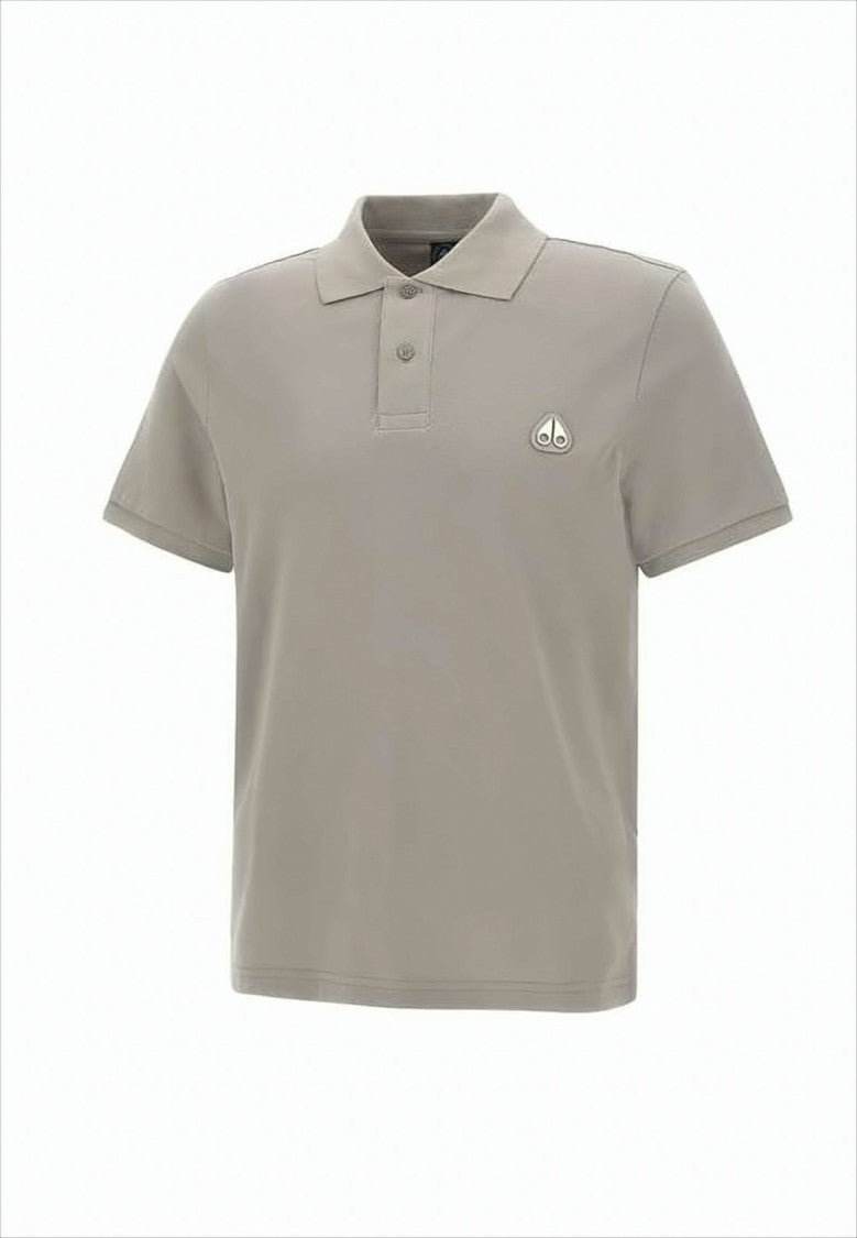 Moose Knuckles Classic Short-Sleeve Polo Shirt With Textured Finish