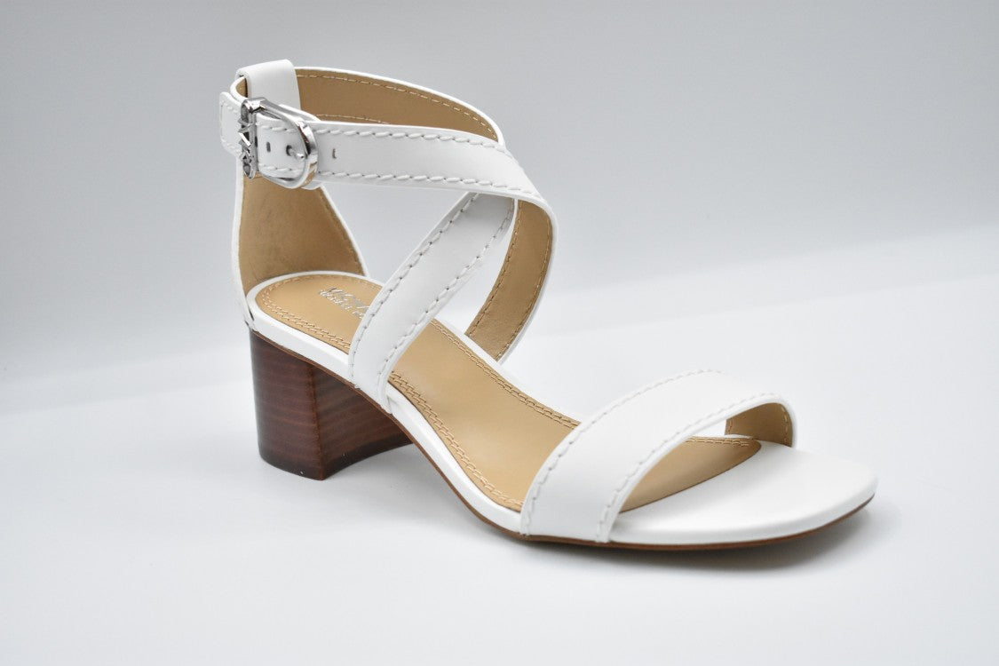 Michael Kors White Flat Sandals