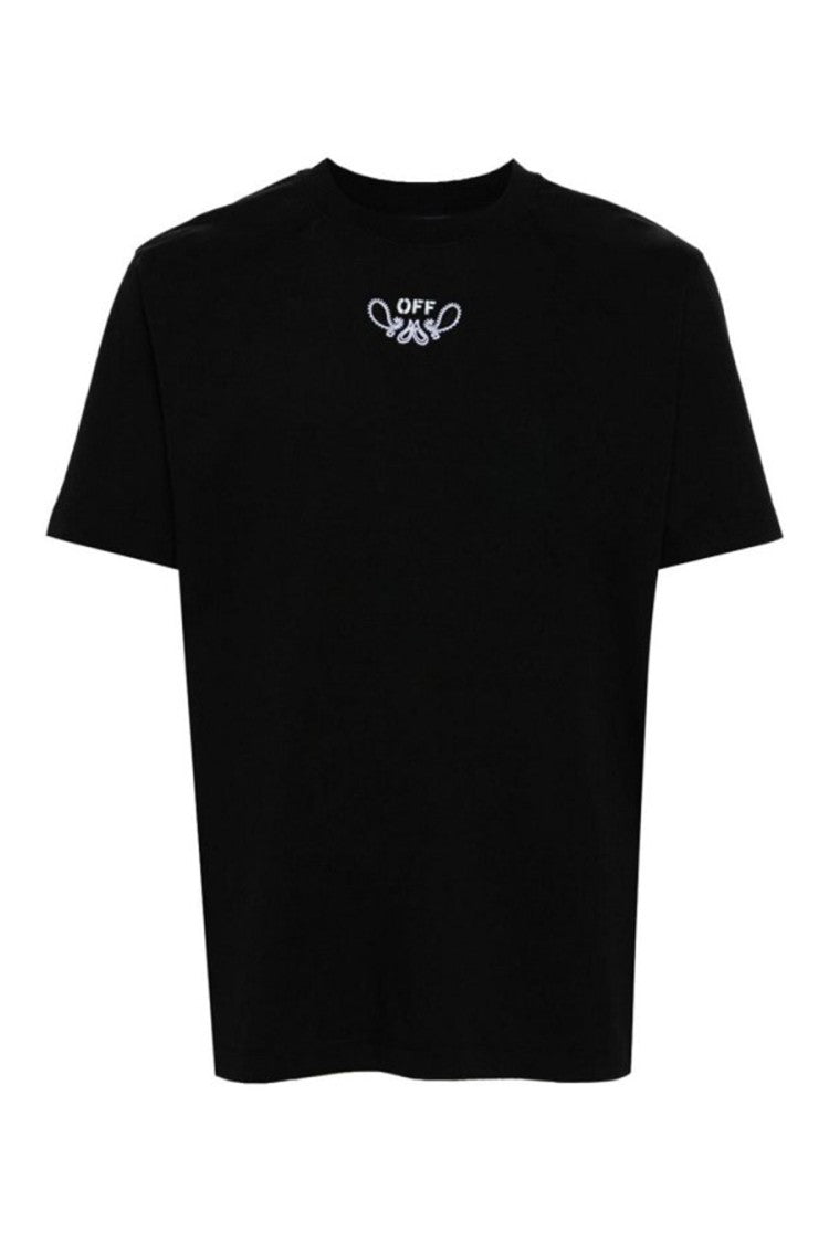 Off-White Black Cotton T-Shirt