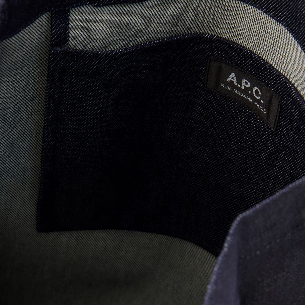 A.P.C. Lou Blondie Shopper Bag - Cotton - Blue