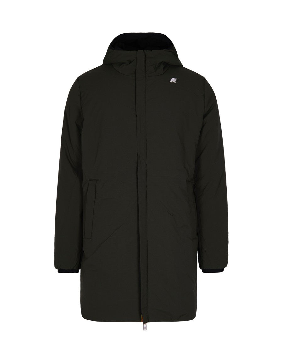 K-Way Jacob St Warm Double Black Pure/Green Black Jacket