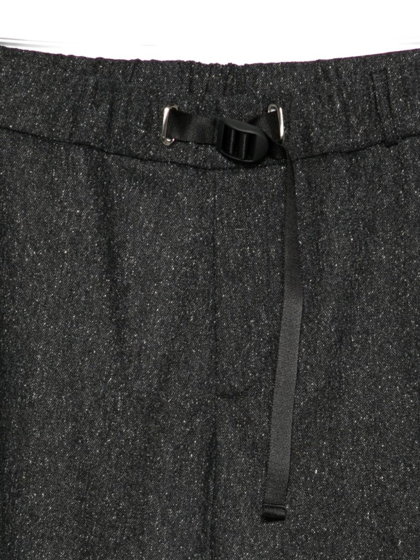 Peuterey Tailored Grey Trousers With Adjustable Buckle