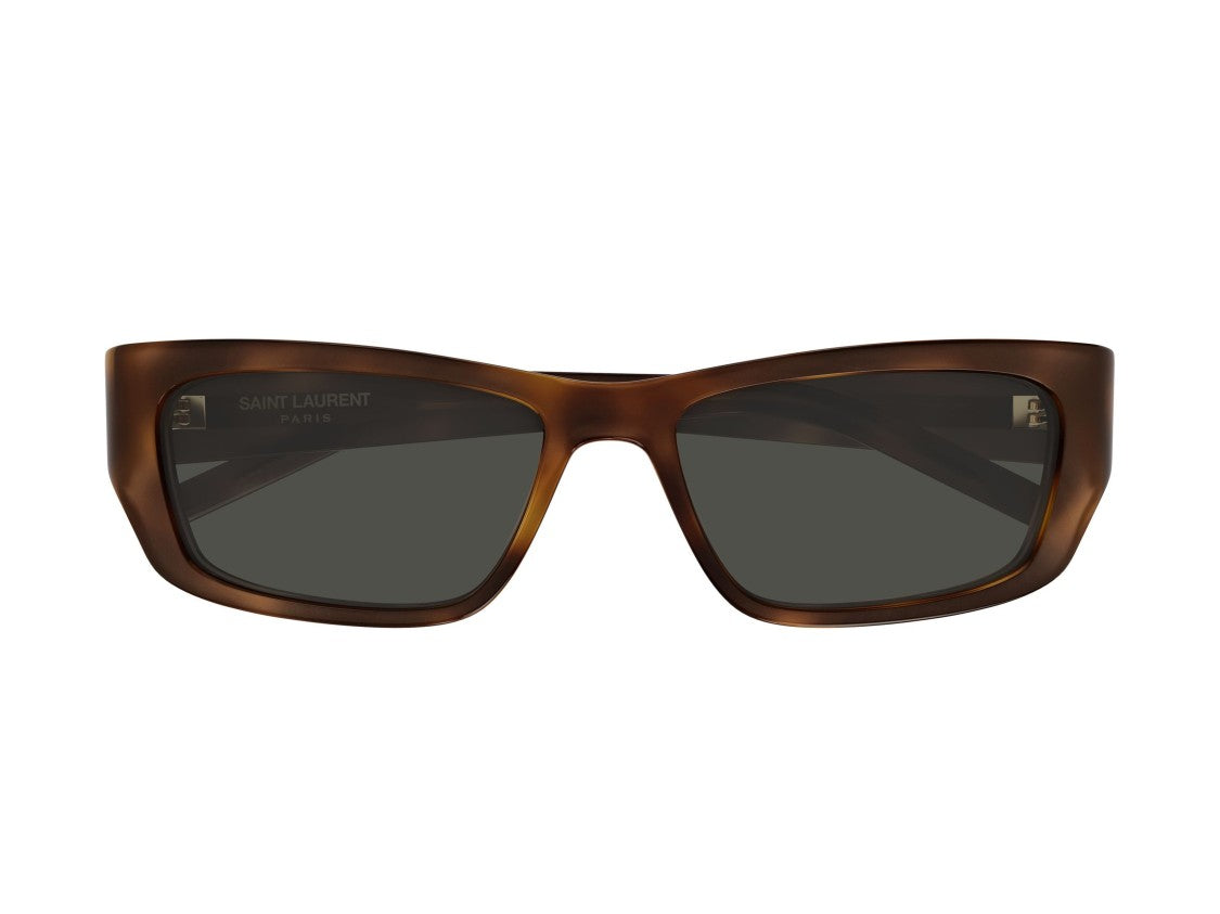 Saint Laurent Sl M182 Jazz Tortoiseshell Oversized Square Sunglasses