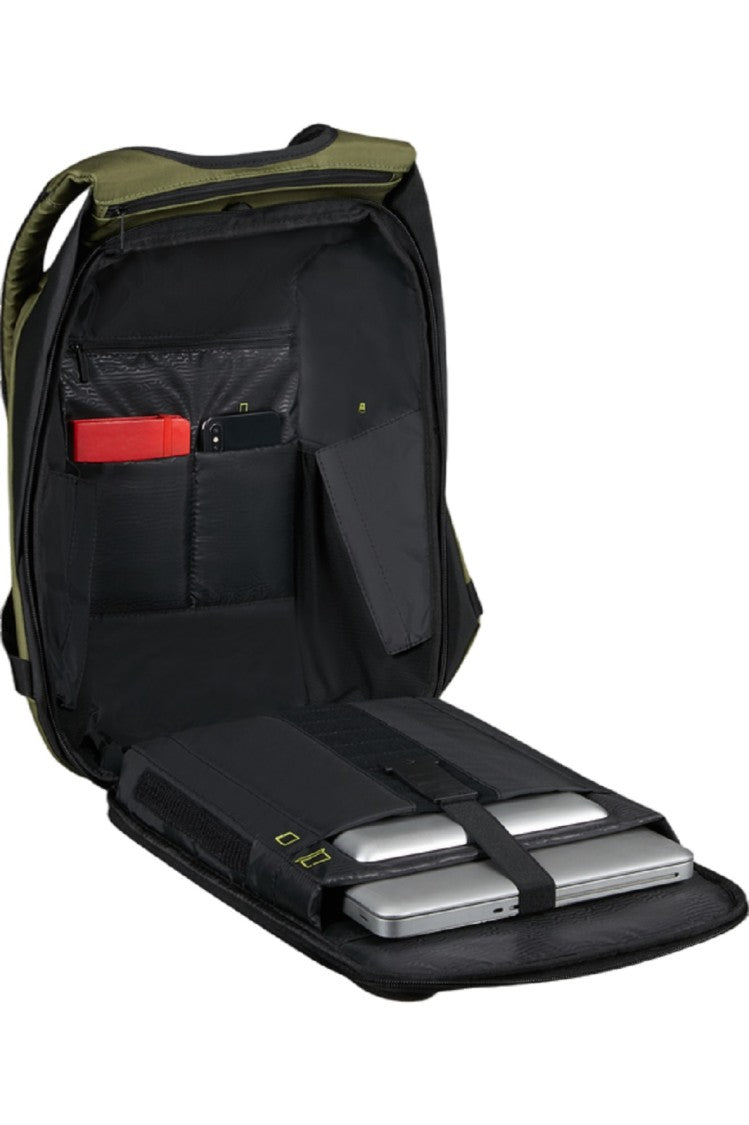Samsonite Olive Green Backpack Ergonomic Design