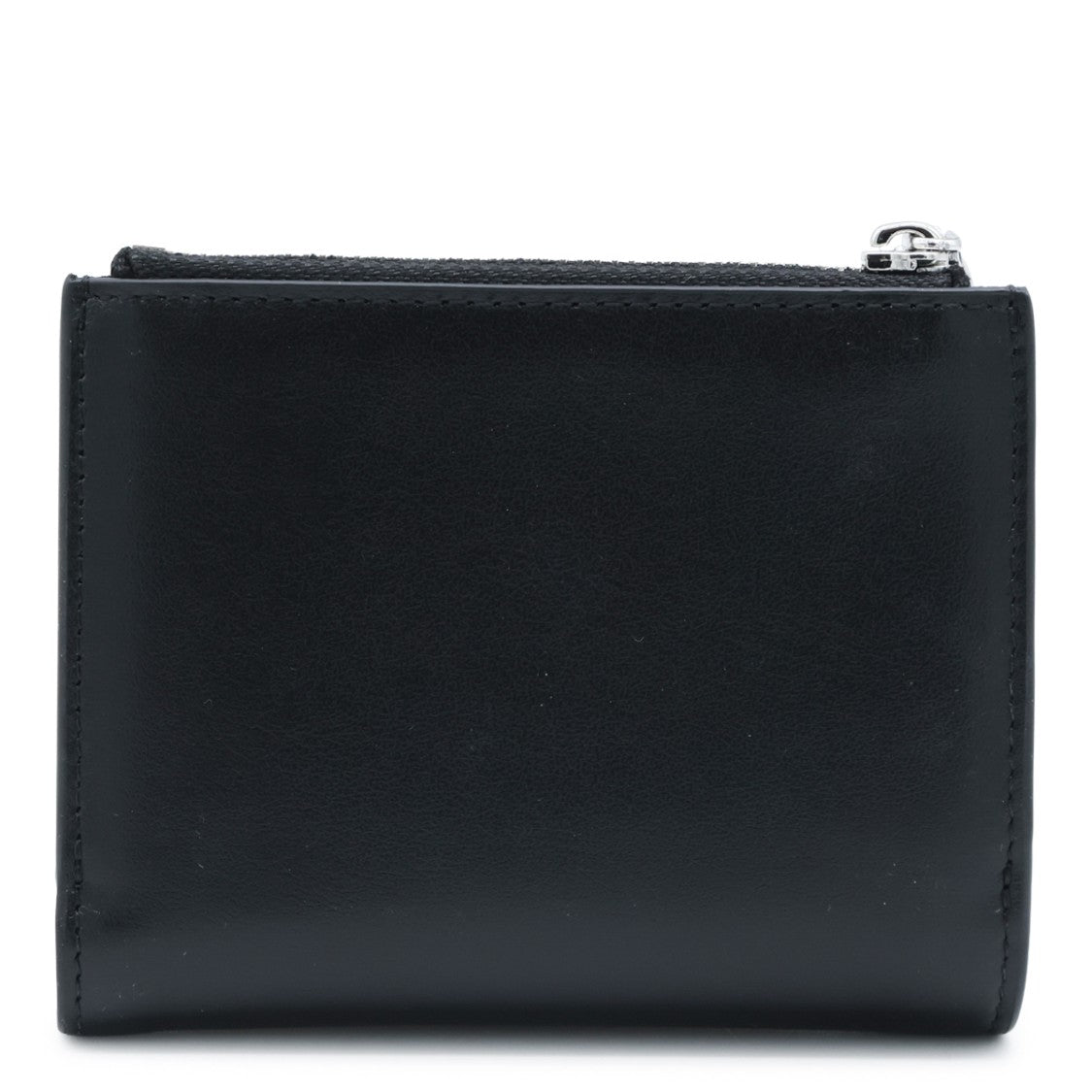 Diesel Compact Black Wallet With Metallic Logo