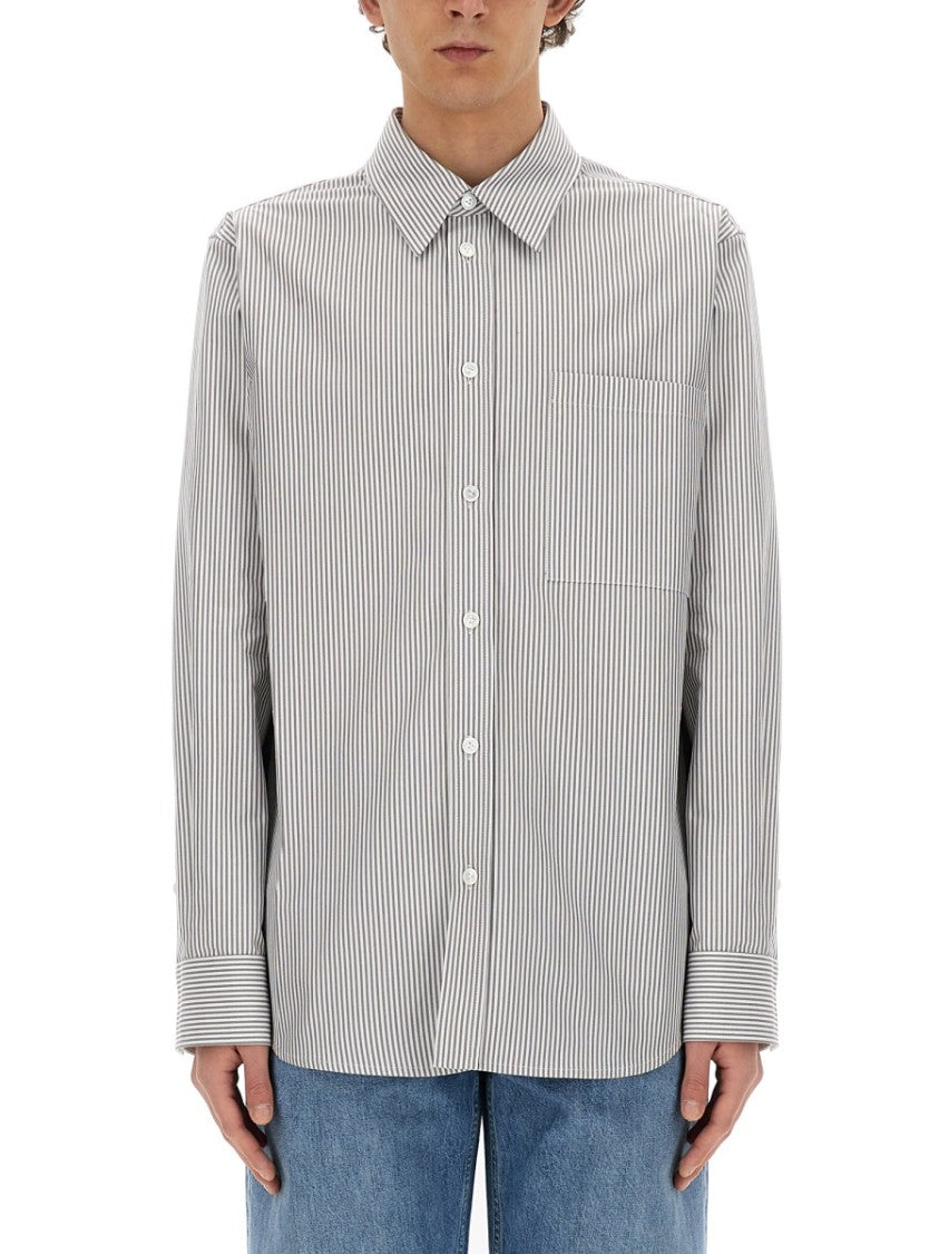 Bottega Veneta Classic Cotton Shirt With Structured Collar
