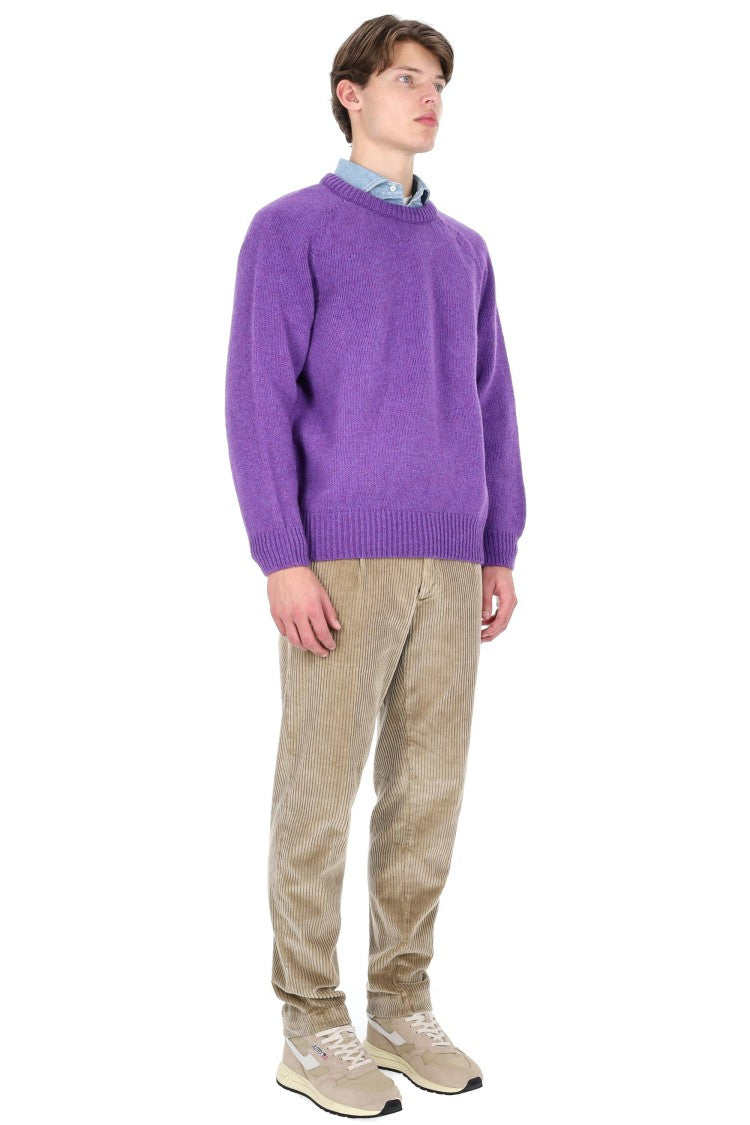 Howlin Shetland Boxy Fit Wool Crewneck Sweater