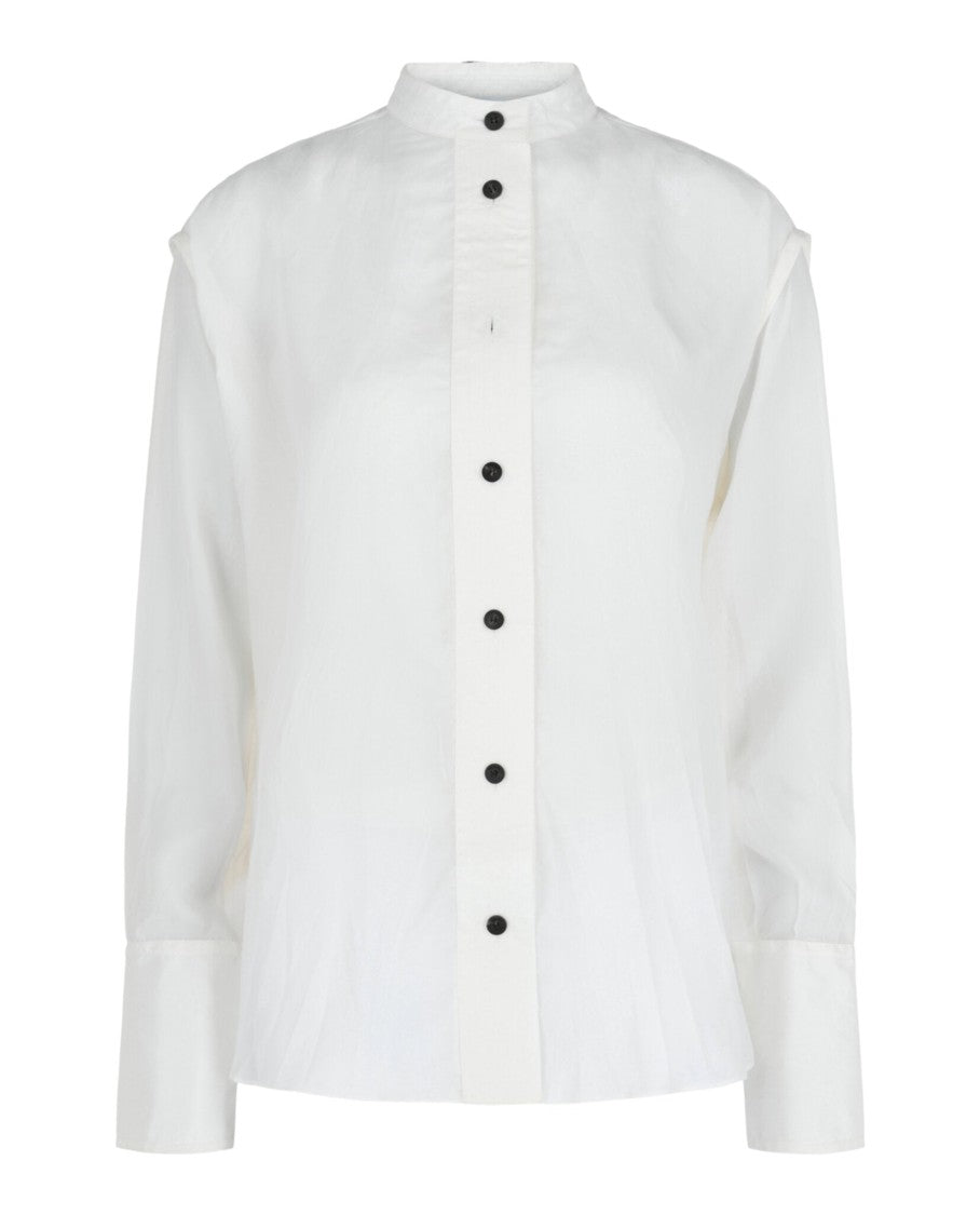 Ferragamo Irregular Pleat Blouse