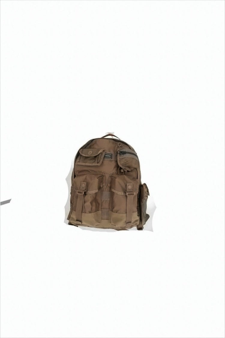 Porter Rugged Nylon Backpack With Flap Closure