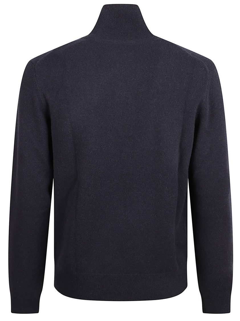 Burberry Cashmere Sweater With Half Zip
