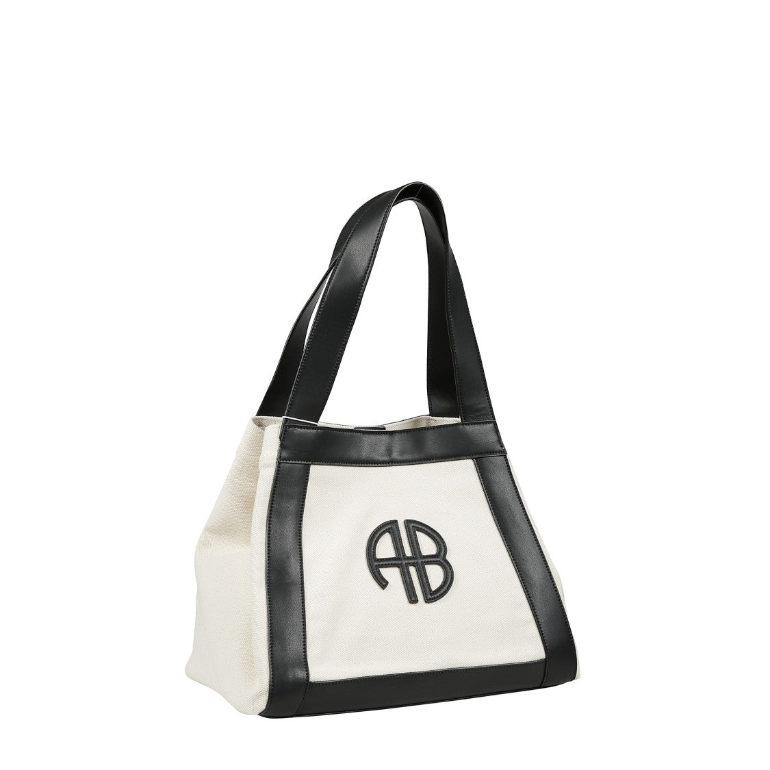 Anine Bing Canvas Bag With Leather Straps
