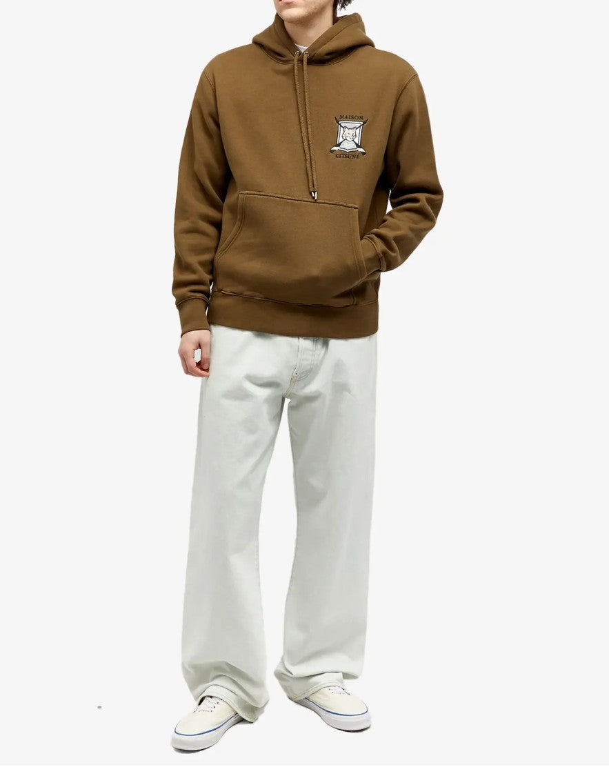 Maison Kitsuné College Fox Logo Hoodie